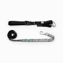 Load image into Gallery viewer, Bright Paisley K9 Kwik Belt & Leash System