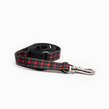 Load image into Gallery viewer, Red & Black Plaid K9 Kwik Belt & Leash System