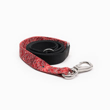 Load image into Gallery viewer, Red Bandana Design Kwik Belt & Leash System