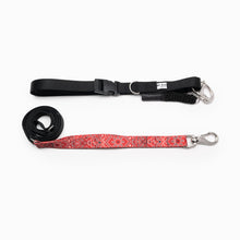 Load image into Gallery viewer, Red Bandana Design Kwik Belt & Leash System