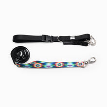 Load image into Gallery viewer, Tie Dye Flower Design K9 Kwik Belt & Leash System