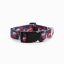 Load image into Gallery viewer, Blue &amp; Red Camo Standard Collar
